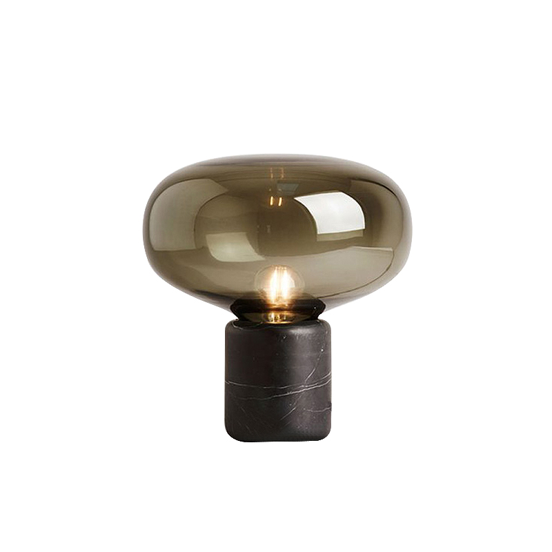 New contemporary LED table lamp for desks, bedrooms, offices, and living rooms with stylish marble and grass design