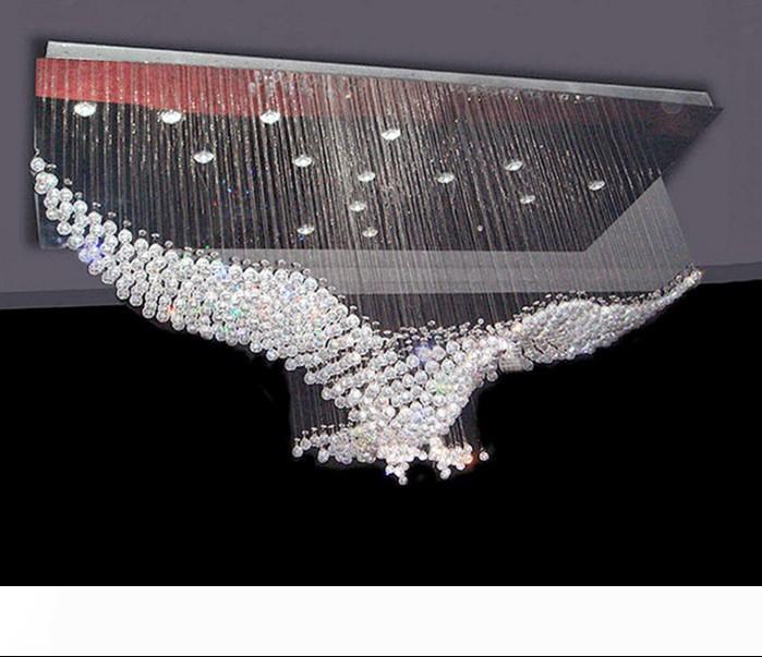 New Eagles Design Luxury Modern Crystal Chandelier Lighting Lustre Hall LED Lights Cristal Lamp L100*W55*H80cm 110v-220v LLFA

Elegant modern crystal chandelier with LED lighting, measuring 100x55x80cm, compatible with 110-220V power