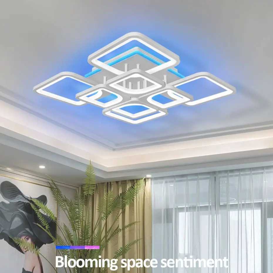 New LED chandelier for living room, bedroom, kitchen - modern ceiling lighting fixture Y240802
