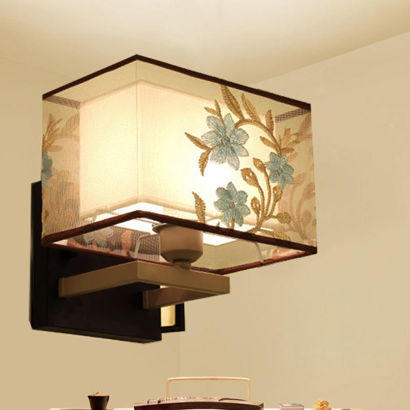 New stylish wrought iron wall lamps for bedroom and living room decor