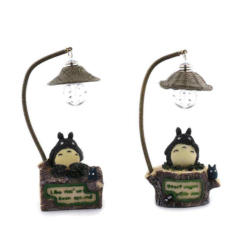 Night Light Inspired by Totoro for Creative Birthday Gifts, Anime-themed Japanese-style Luffy Lamp, Handcrafted Student Room Decor and Bedroom Lighting