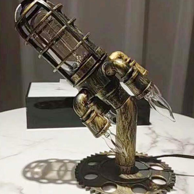 Night Lights 1/2PC Creative Rocket Ship Lamp Steampunk Industrial Desk Decoractive Bedside Table Light For Bedroom Decor Kids Gift

Creative steampunk rocket ship night light for bedroom decor, des...