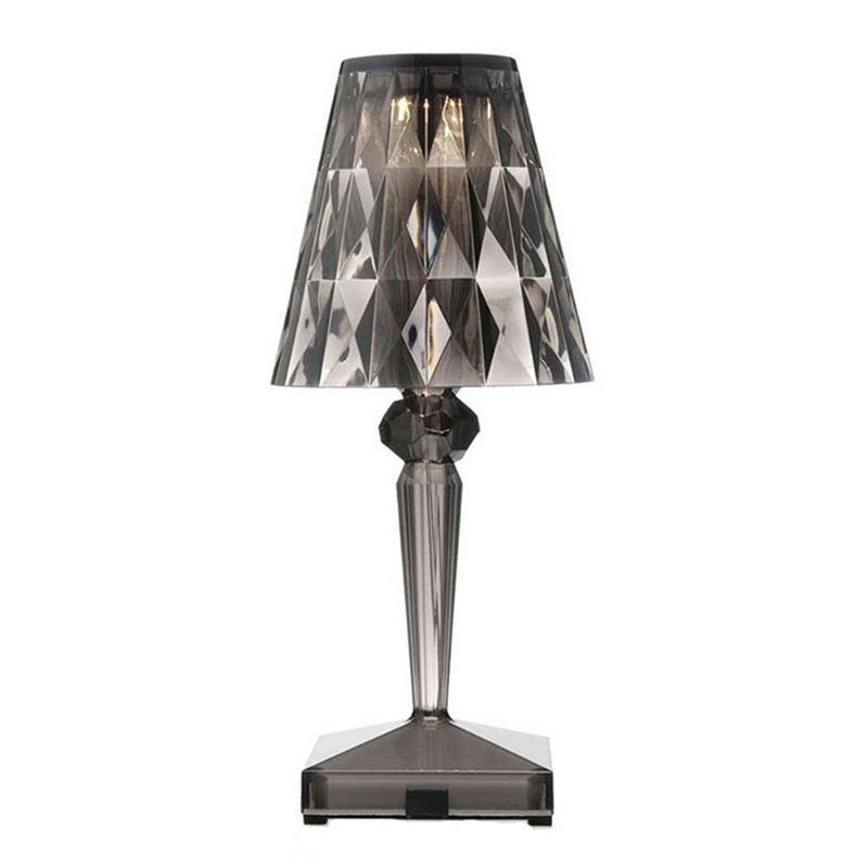 Night Lights Acrylic Diamond USB Desk Lamp for Bedroom, Bar, and Living Room Decor