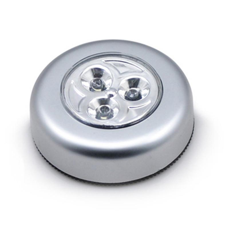 Night Lights LED Closet Lamp Battery Wireless Light Touch Push Tap Stick On Anywhere Stair Cabinets Counters 1/3/6/7led Indoor Lighting

Wireless battery-powered LED tap lights for closets, stairs,...