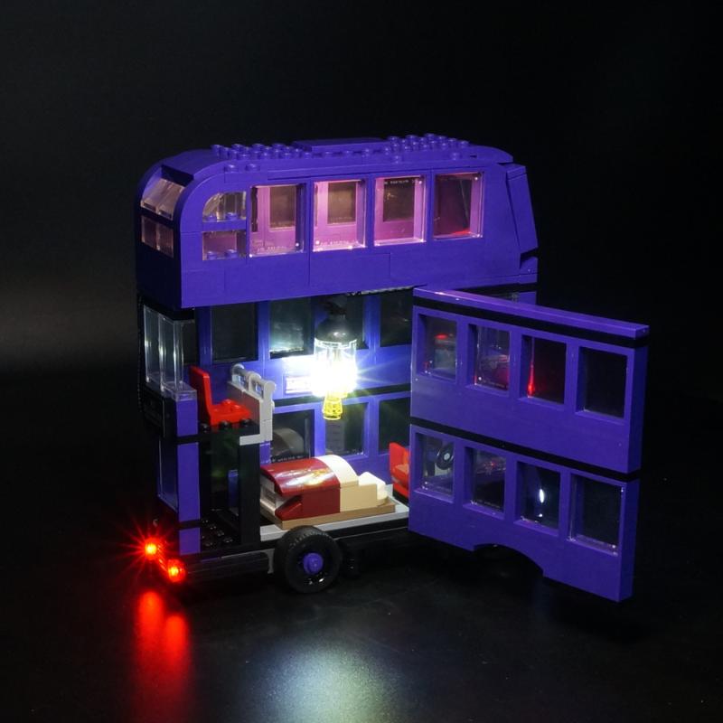 Night Lights LED for Harry Potter Series Bus Building Bricks City Technic Blocks Toys (Light Only)