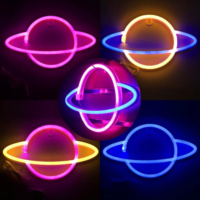 Night Lights Led Planet Neon Light Universe Shape Ornaments Net Red Decoration Lighting Room Home Decor Love Party Wedding

Glowing LED night lights in cosmic shapes for home decor, parties, and we...