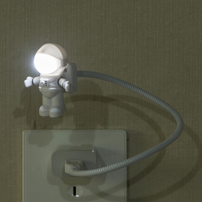 Night Lights Lovely Creative Astronaut LED Light Reading Children's Gift Spaceman USB For Computer Desk Lamp Home Decor