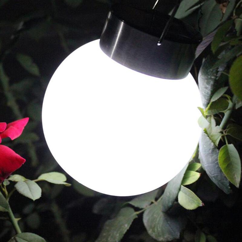Night Lights Outdoor Energy Saving Solar Spherical Hanging Light Waterproof Garden Decoration Home Bedroom Decorative Lamp In Living