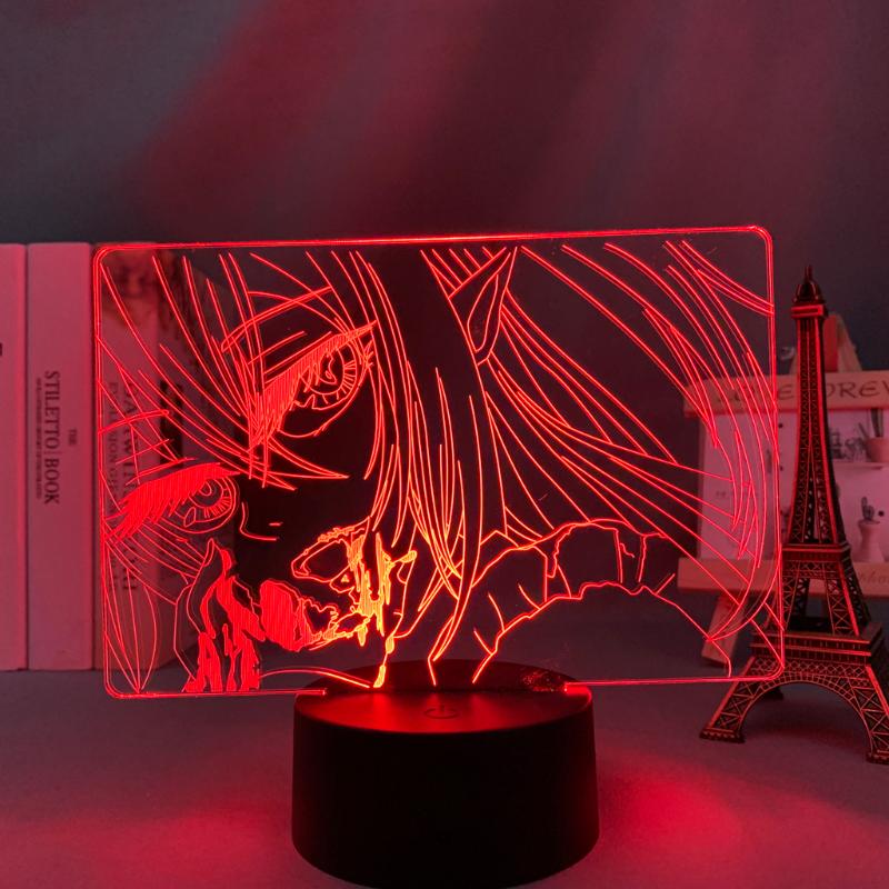 Night Lights Seraph Of The End Krul Tepes LED Light For Kid Bedroom Decoration Birthday Gift Room Desk Acrylic 3D Lamp
