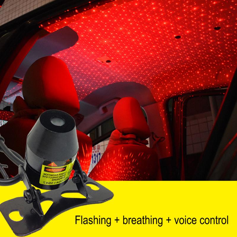 Night Lights USB Light Atmosphere Household Ceiling Decoration Ambient Car Top Star Romantic