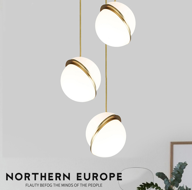 Nordic-inspired acrylic pendant lights with a chapped ball design, available in 20cm/25cm/30cm/40cm diameters
