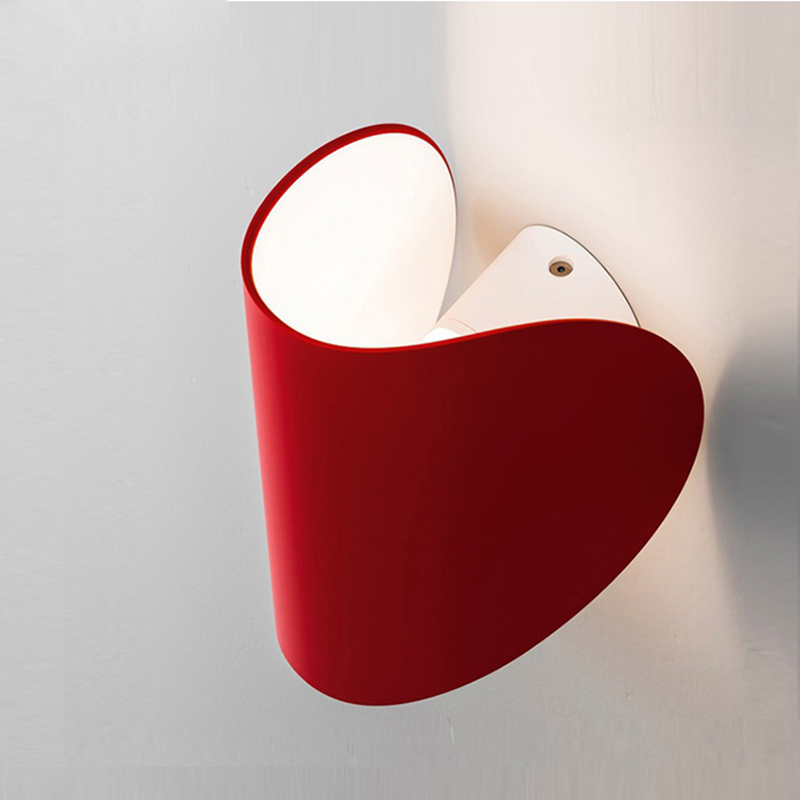 Nordic-inspired bedroom wall lamps from Italian design exhibition featuring creative LED staircase lighting with rotating art bedside fixtures