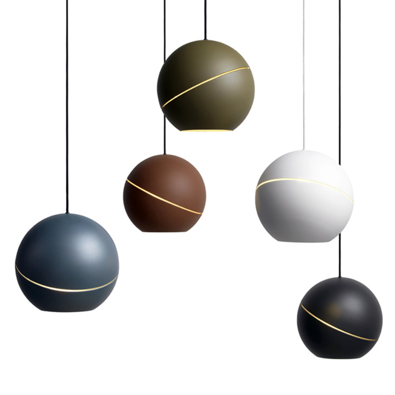 Nordic-inspired creative ball pendant lights for modern minimalist bedrooms, bedside LED lamps, and stylish living or restaurant spaces