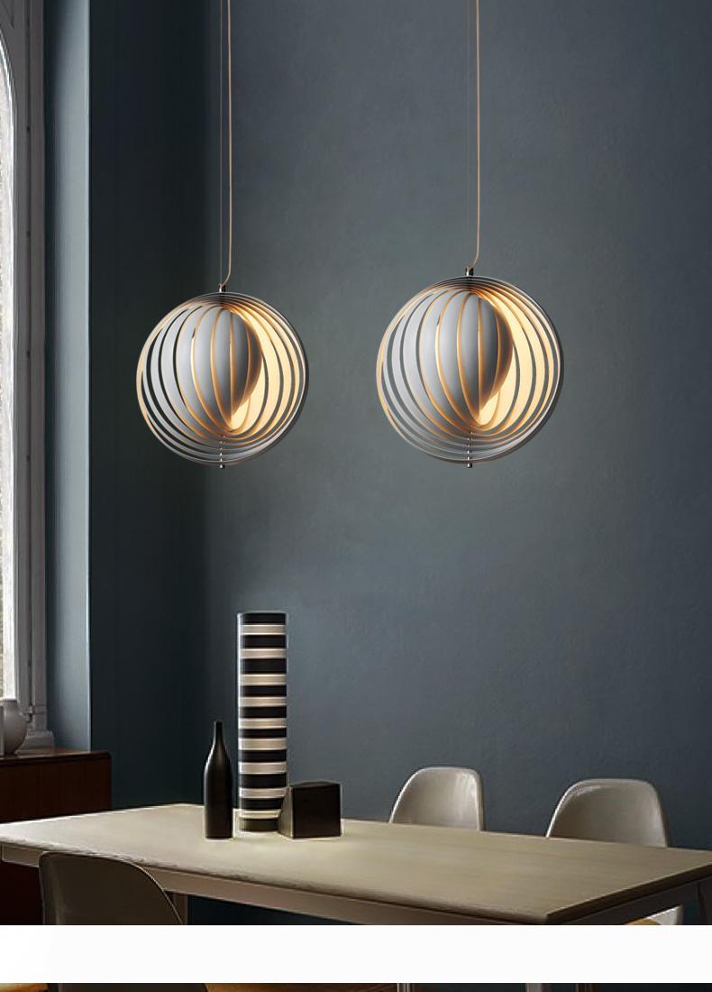 Nordic-inspired creative moon art lighting for bedrooms, hotels, and restaurants with elegant chandeliers