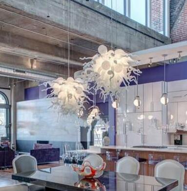 Nordic-inspired crystal pendant lamp for elegant bedroom and living room LED chandelier lighting