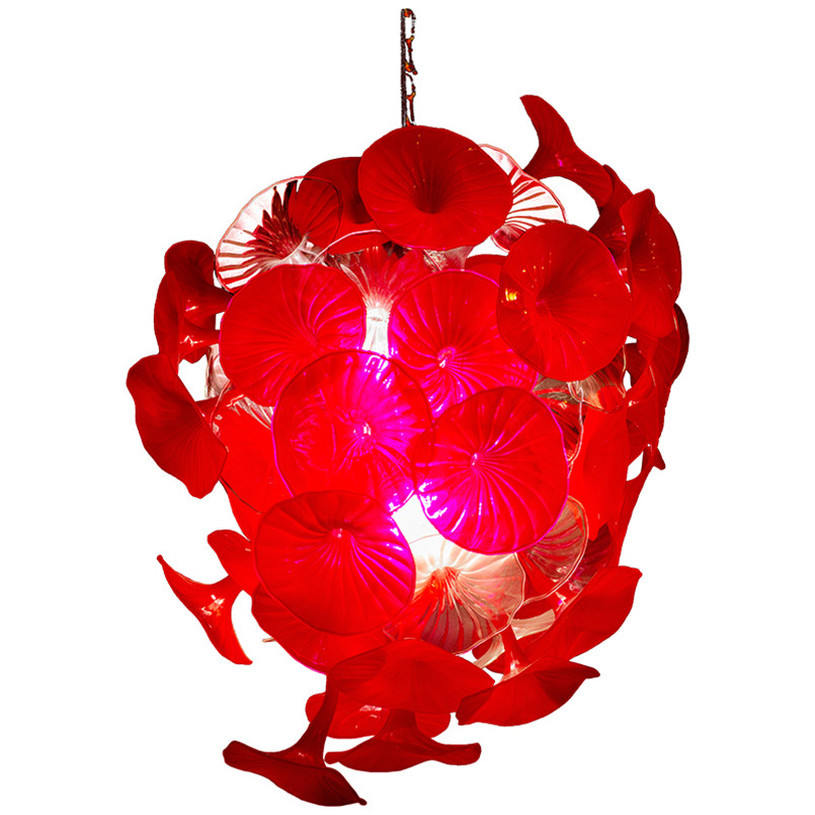 Nordic-inspired handcrafted glass pendant chandeliers for stylish home and living room lighting