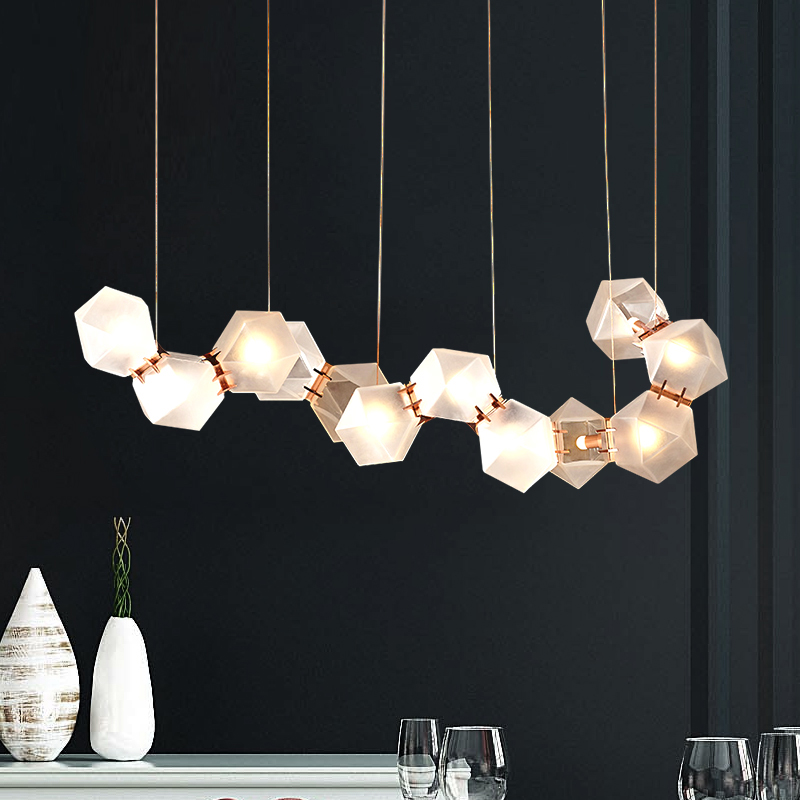 Nordic-inspired LED pendant lights for stylish living room, bedroom, and kitchen decor