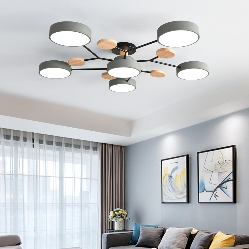 Nordic-inspired modern ceiling lights for stylish living rooms and bedrooms, featuring creative hanging designs for a personalized home ambiance