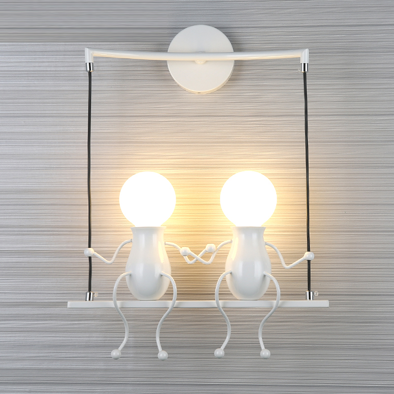 Nordic-style LED wall lamps for modern home decor, ideal for stairs, bedrooms, and corridors