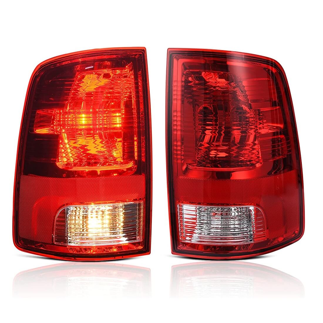 OE Red Lens Tail Light Assembly for 2009-2018 Dodge Ram 1500