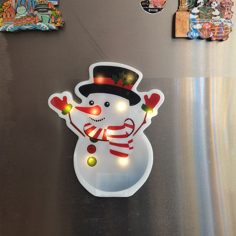 Outdoor LED snowman lights for festive holiday and Christmas decorations