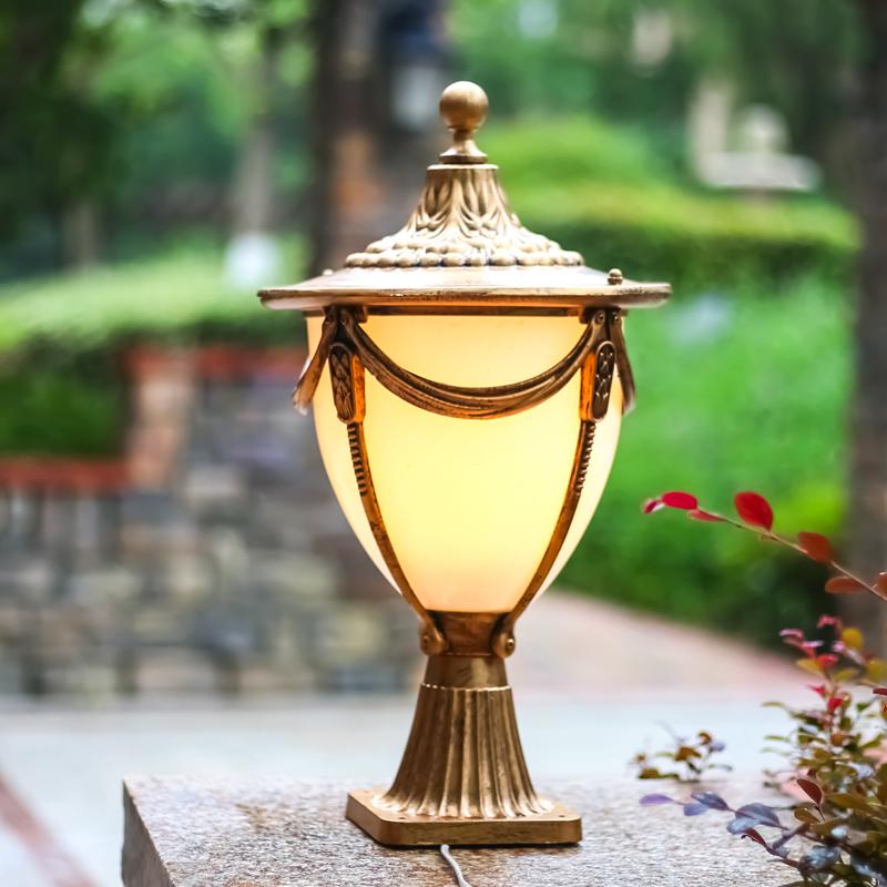 Outdoor waterproof garden lamps for lawn, door post, wall, villa, and gate decoration