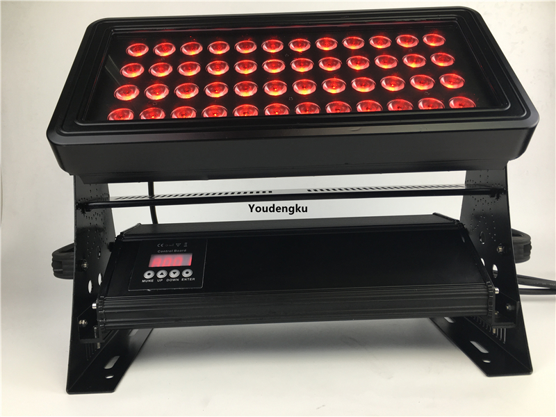 outdoor waterproof RGBW 4-in-1 LED city color light with 48x10W DMX stage wall washer