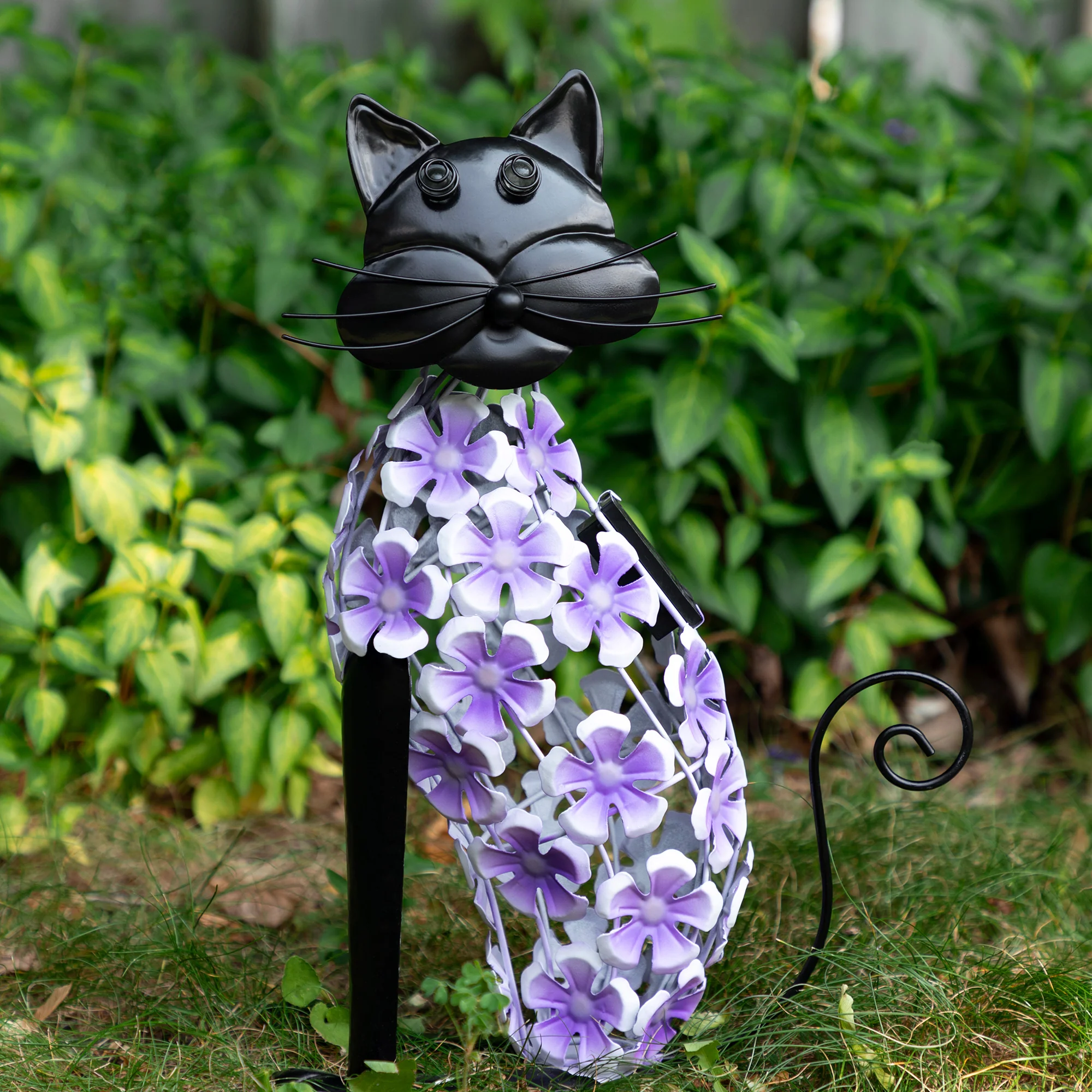 Pet Flower Outdoor Solar Light - Cat
