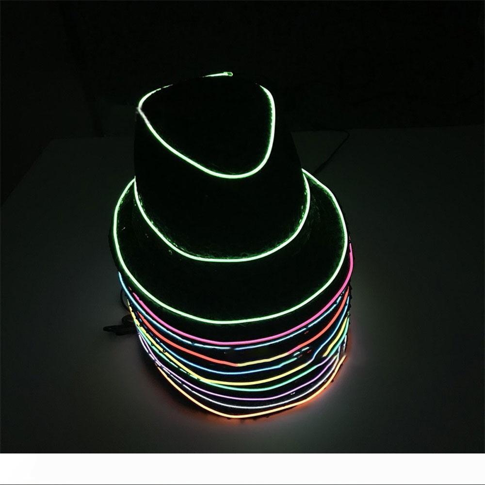 Popular LED-lit men's hats for parties and events