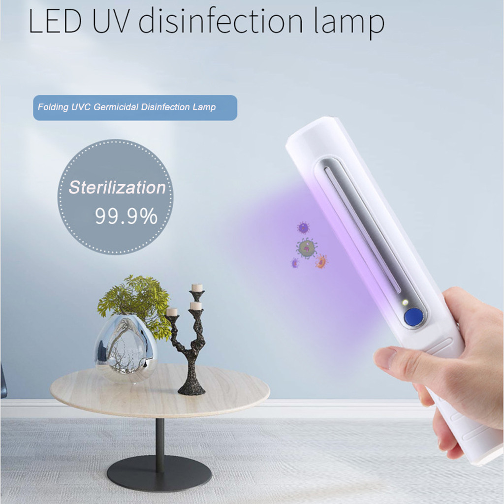 Portable 3W UV sterilizing wand for home and travel use
