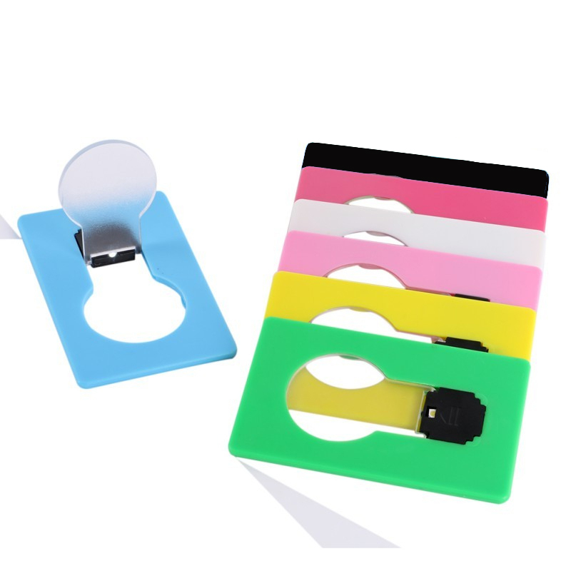 Portable LED card light for home, parties, and gifts with white illumination
