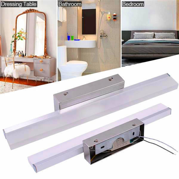 Premium 60cm smart bathroom light bar with high brightness, featuring top-grade silver-white material and a 9W discount offer