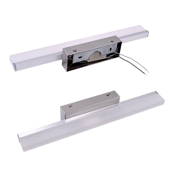 Premium 9W 60CM smart bathroom light bar in silver white with high brightness and top-quality materials