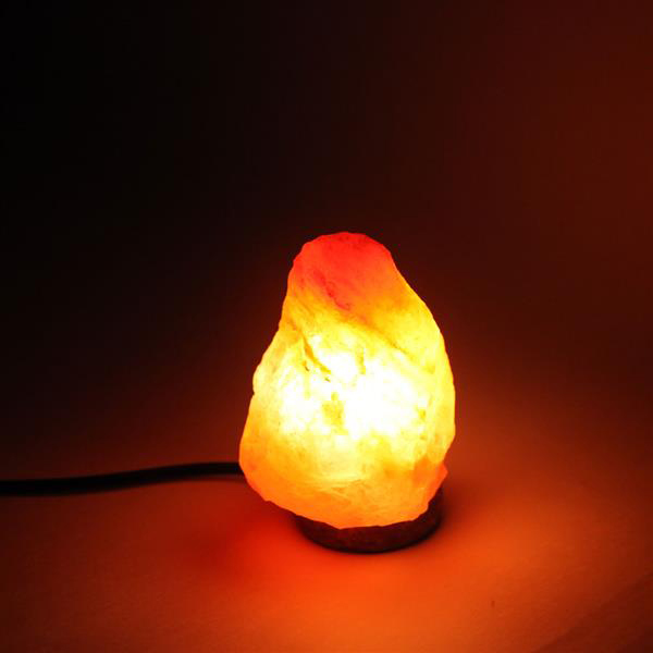 Premium Himalayan salt lamp with dimmer, UK plug, 1-2kg natural night light