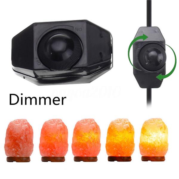 Premium Himalayan Salt Lamp with UK Dimmer Switch - 1-2kg Natural Night Light