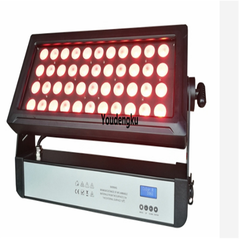 Projector Building Outdoor Wash 44x10w 4in1 Led Rgbw City Color Wash Light Ip65 Rgbw wall washer Led waterproof light