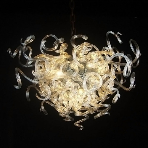 Pure Colored Glass Chandelier  
Pretty Decorative Murano Glass LED Lighting Fixture  
Heart Shaped Crystal Chandelier Made in China