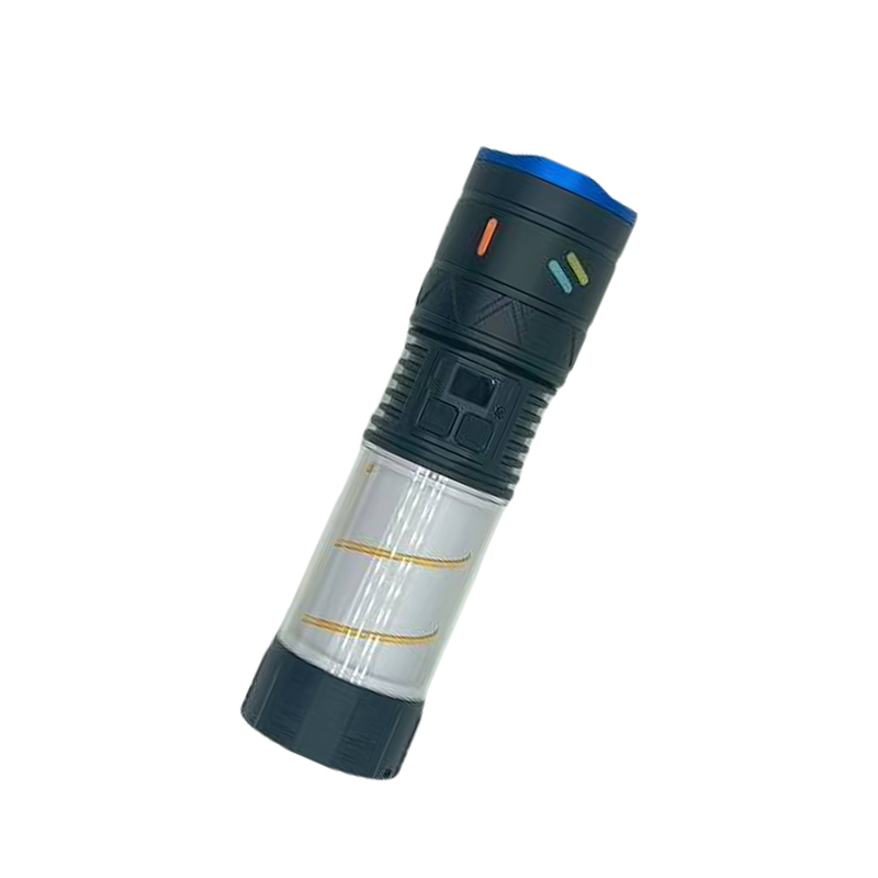 Rechargeable high-power LED flashlight, waterproof and portable for outdoor emergencies and nighttime use