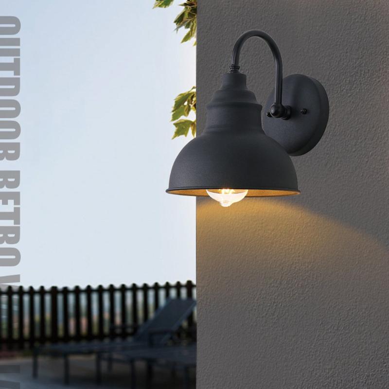 Retro outdoor garden lighting fixtures for courtyards, porches, aisles, stairs, bedrooms, and vintage wall sconces