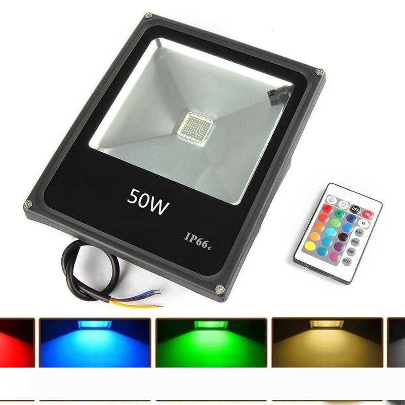 RGB Warm Cold White LED Floodlight cob 10W 20W 30W 50W Outdoor Flood Light