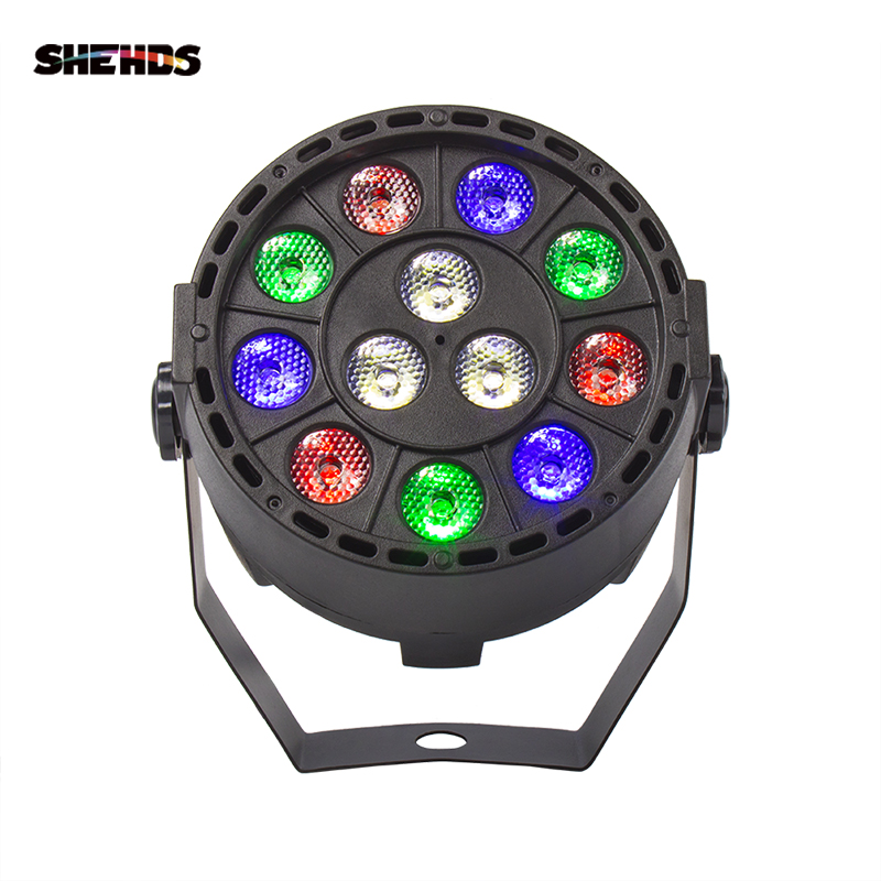SHEHDS Mini LED Par 12x3W RGBW DMX512 stage light for disco DJ parties and decoration