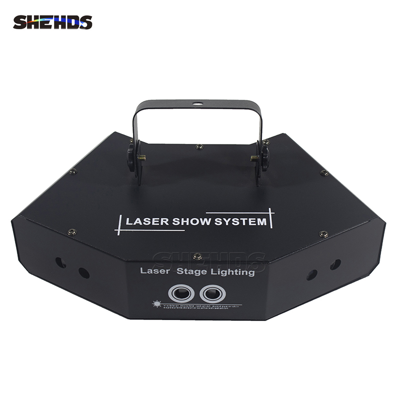 SHEHDS RGB LED Laser Lighting with Six-Eye Scan in Red, Green, Blue, Full Color DMX Control for DJ, Disco, Party, KTV, and Dance Floor with Fast Shipping
