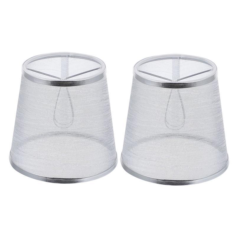 Silver candle cover for dust protection and decorative crafting