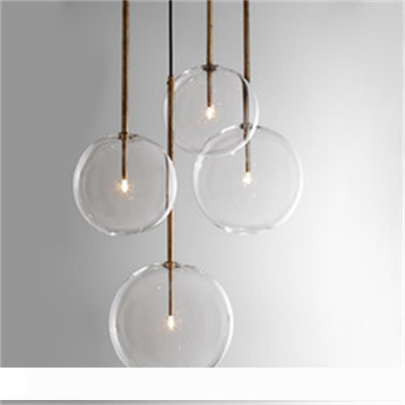 Simple modern LED pendant light with E27 base, available in 8 styles for bedroom, kitchen, restaurant or living room