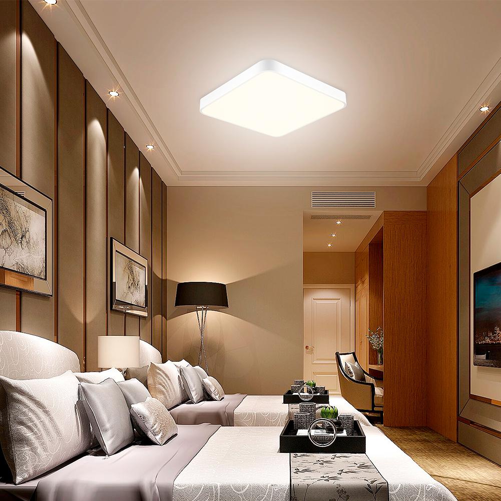 Simple modern square LED ceiling light for bedrooms, dining rooms, balconies, corridors and aisles