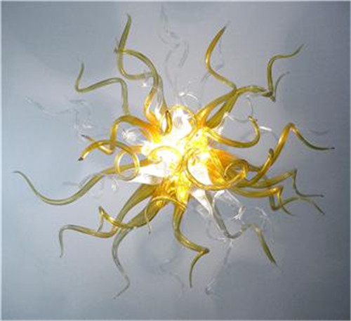 Smart Chandelier Lighting featuring Murano Glass Art, a decorative LED pendant fixture with energy-saving high quality