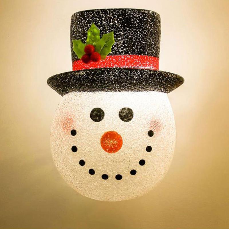 Snowman-themed EVA Christmas lamp covers for festive street and corridor decorations