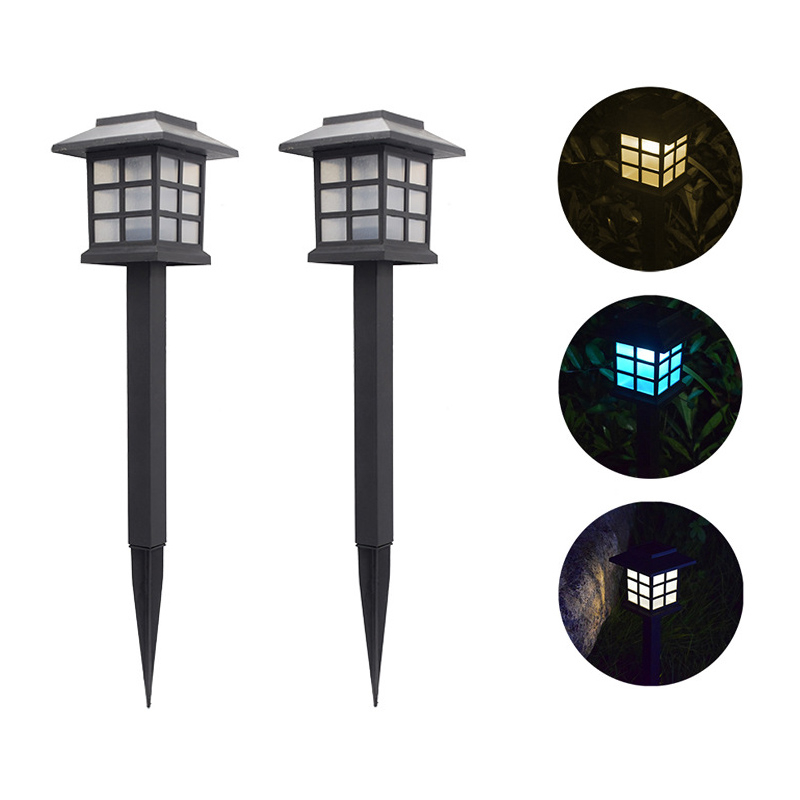 Solar-powered LED garden lights for pathways, driveways, and outdoor spaces