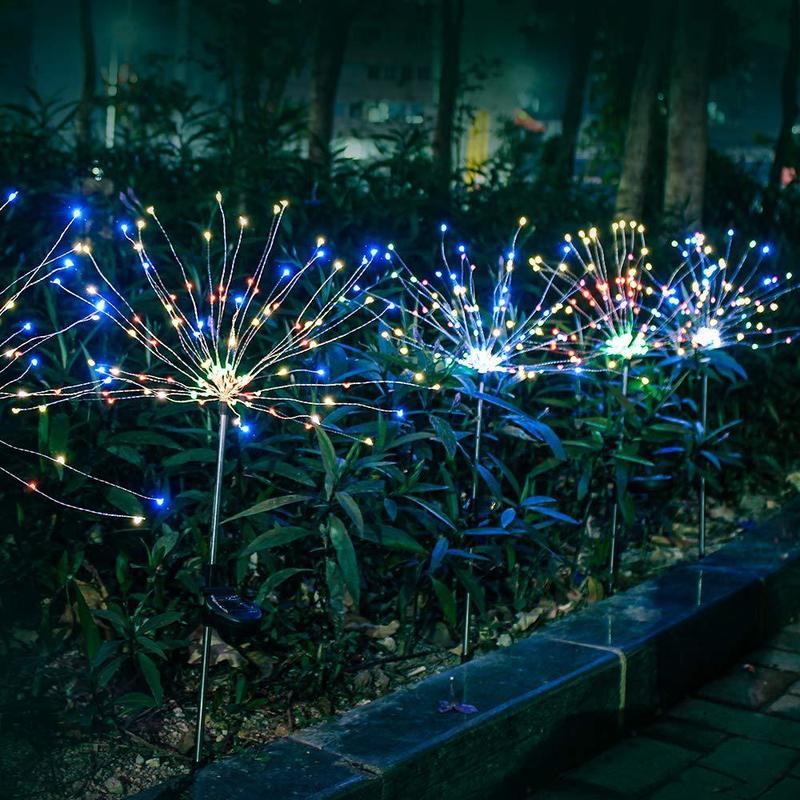 Solar-powered LED string lights with 150 waterproof bulbs for outdoor garden, lawn, and wedding decoration