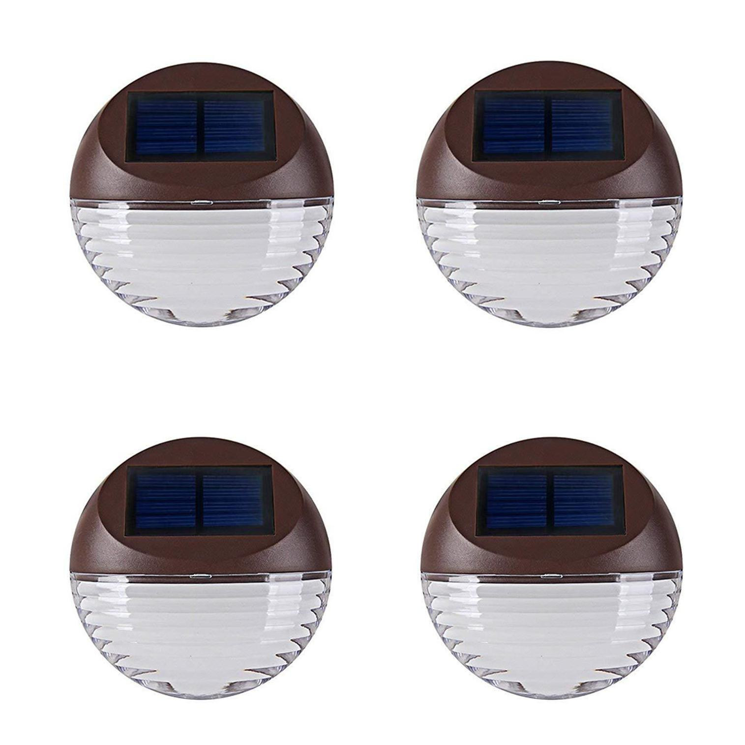 Solar-powered motion sensor lights for garden pathways and fences